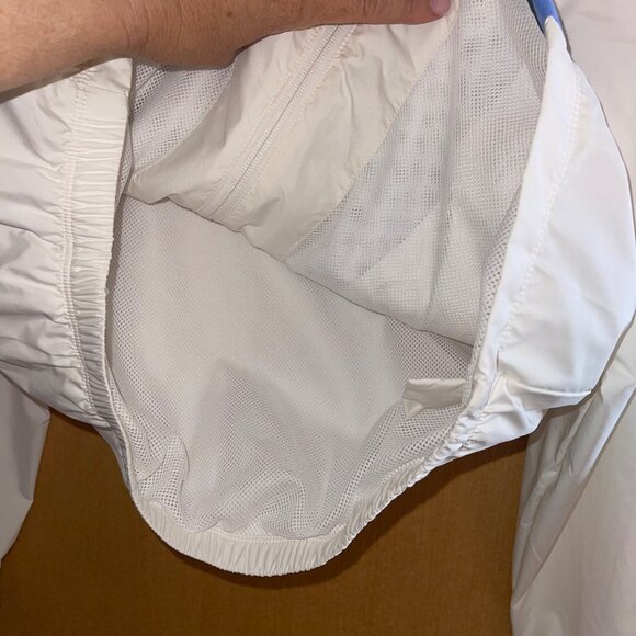 Tory Sport Womens Jacket Size Medium White Full Zip Pockets Microfiber - Picture 5 of 7